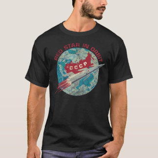 T-shirt Red Star in Orbit