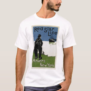 T-shirt Red Star Line ~ Anvers-New York
