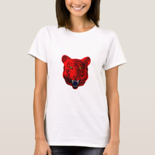 T-shirt Red Tiger