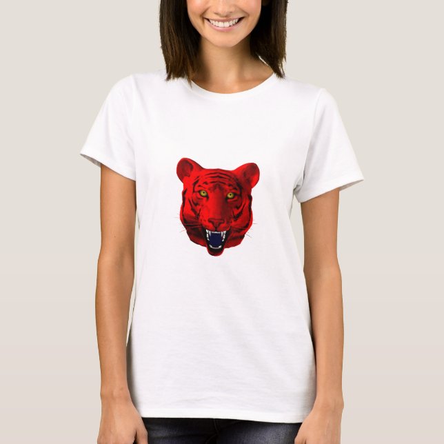 T-shirt Red Tiger (Devant)