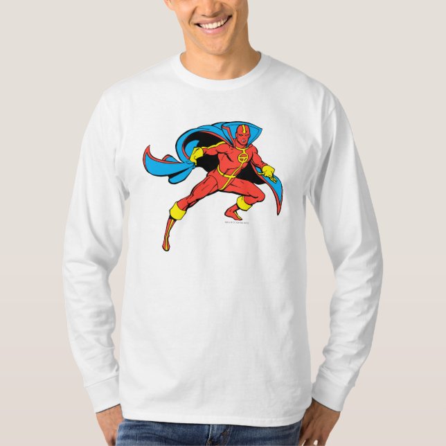 T-shirt Red Tornado Cape Pose (Devant)