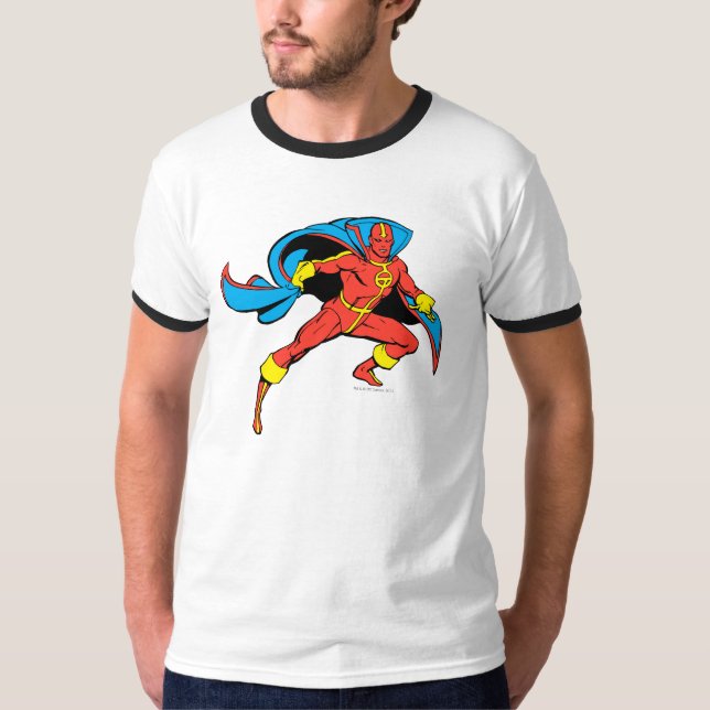 T-shirt Red Tornado Cape Pose (Devant)