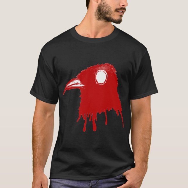 T-shirt [Red_Toxic_Crow] - noir (Devant)
