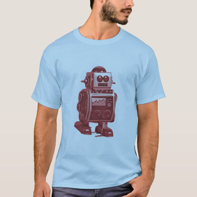 T-shirt Red Toy Robot Tee - Original! (Devant)