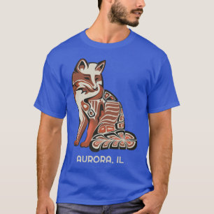 T-shirt Red Tribal Pour Aurora Art Native American Artwork