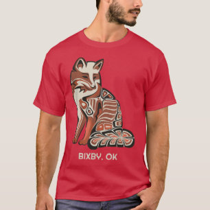 T-shirt Red Tribal Pour Biby OK Artisanat Amérindien