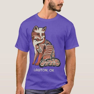 T-shirt Red Tribal Pour Lawton OK Artisanat Amérindien