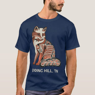 T-shirt Red Tribal Pour SpringHill Native American Artwork