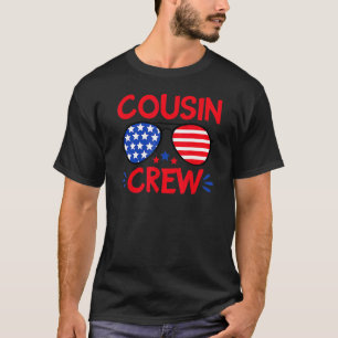 T-shirt Red White & Blue Cousin Crew 2022 Cousin Crew 4e