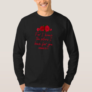 T-shirt Red White Sorority Bible Verse Christian Jeremiah
