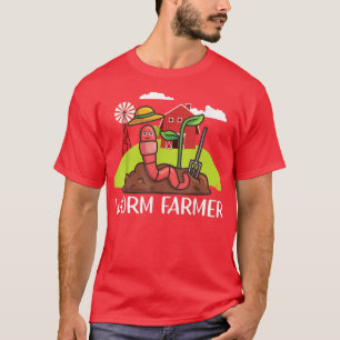 T-shirt Red Wiggler Worm Composting Fun