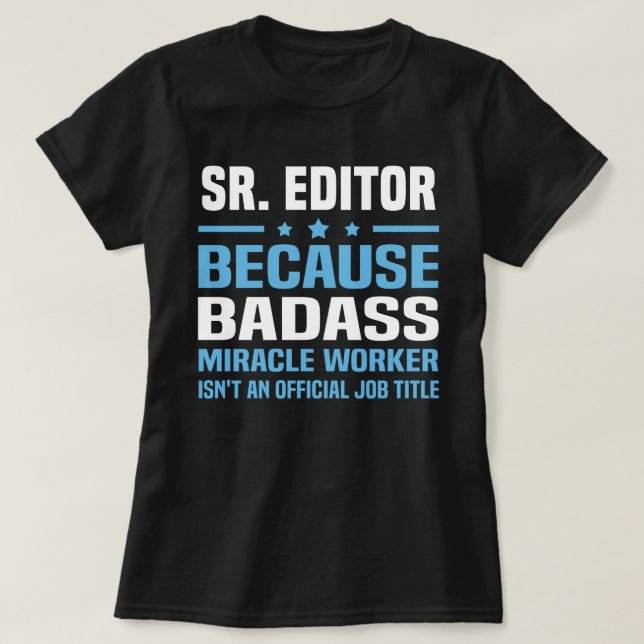 T-shirt Rédacteur en chef (Design devant)