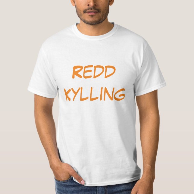 T-shirt Redd Kylling, poulet effrayé en norvégien (Devant)