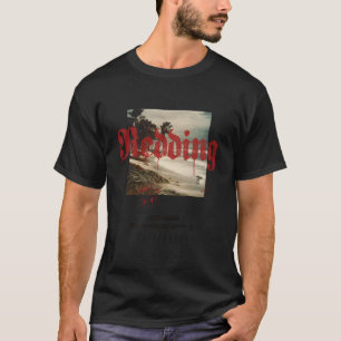 T-shirt Redding Californie Ca Tatouage Plage Surf
