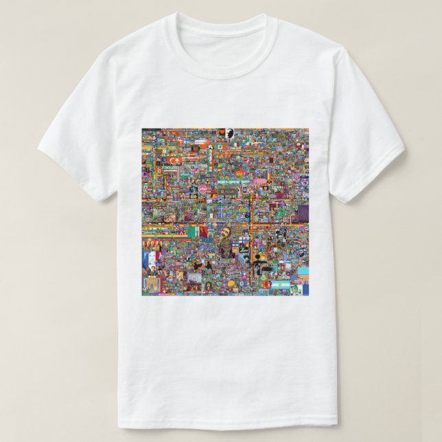 T-shirt reddir remplacer final, reddit place end, reddit r (Design devant)