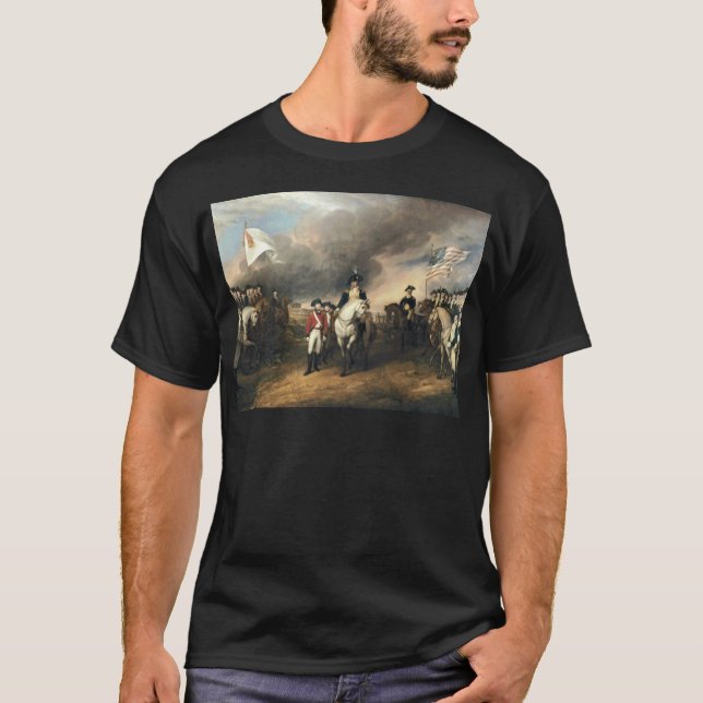T-shirt Reddition de Yorktown par John Trumbull (Devant)