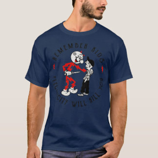 T-shirt Reddy Kilowatt se souviendra que l'électricité tue