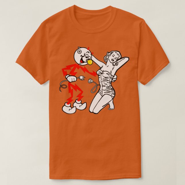 T-shirt Reddy Kilowatt vous choquera (Design devant)