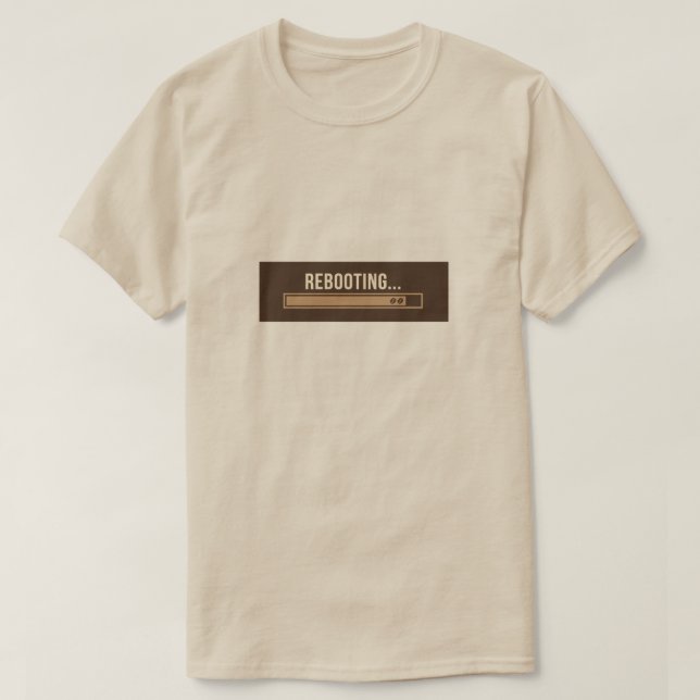 T-Shirt (Redémarrage Café | Pour les amateurs de c (Design devant)