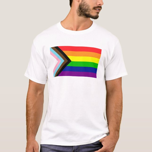 T-shirt Redémarrage du drapeau de la fierté - T-Shir trans (Devant)