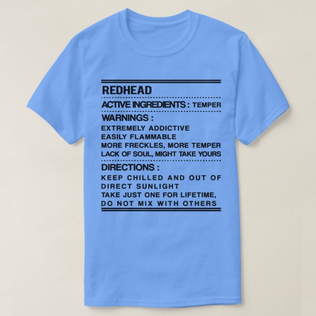 T-SHIRT REDHEAD 14 (Design devant)