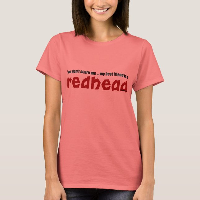 T-shirt Redhead Best Friend (Devant)