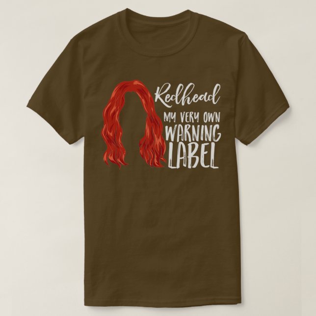 T-shirt REDHEAD Étiquette Redhead (Design devant)