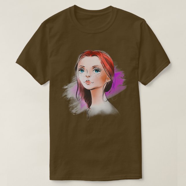T-shirt Redhead fille 19 (Design devant)