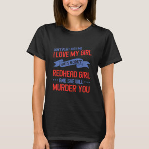 T-shirt Redhead Girami Ginger Red Hair Redheads Cadeau