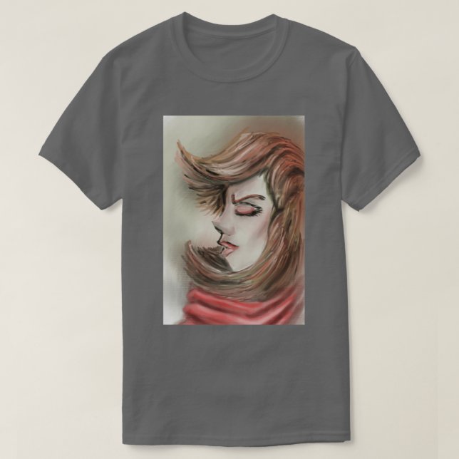 T-shirt Redhead girl 22 (Design devant)