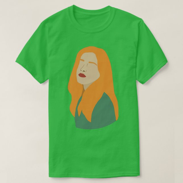 T-SHIRT REDHEAD GIRL POWER (Design devant)
