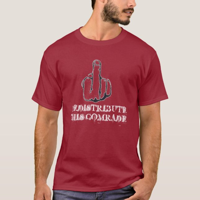 T-shirt Redistribuez ceci ! (Devant)