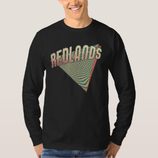 T-shirt Redlands Californie Throwback Vintage Retro