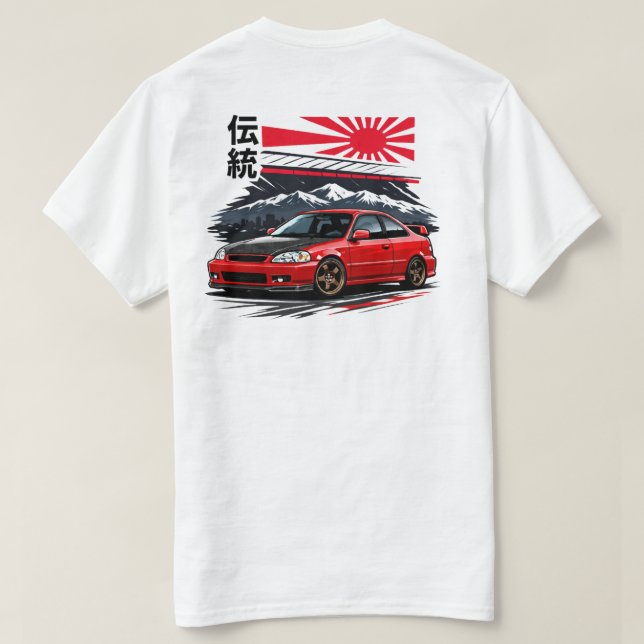 T-shirt Redline Heritage Civic Tee (Design dos)