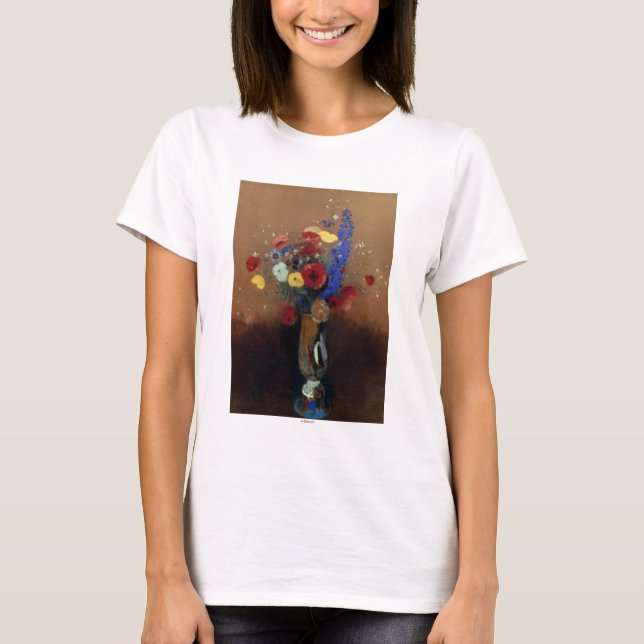 T-shirt Redon : Fleurs sauvages, C1912 (Devant)