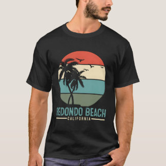 T-shirt Redondo Beach California Retro Cadeau
