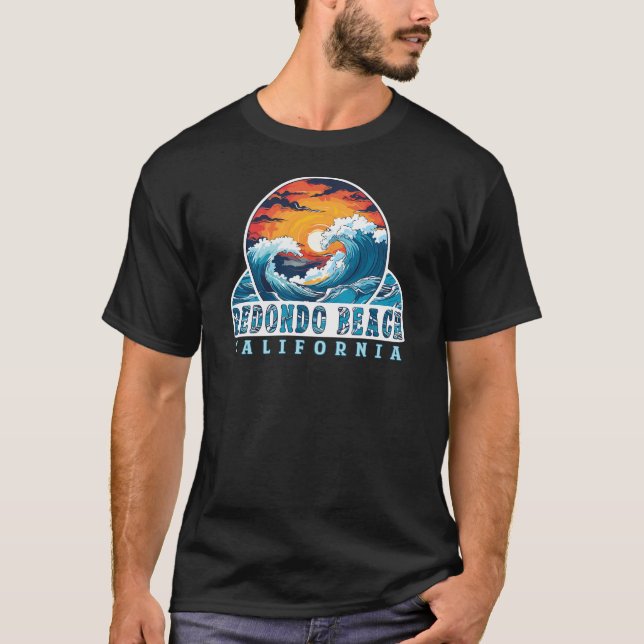 T-shirt Redondo Beach Californie (Devant)