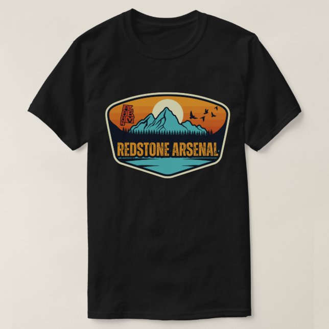 T-shirt Redstone Arsenal, Alabama (Design devant)
