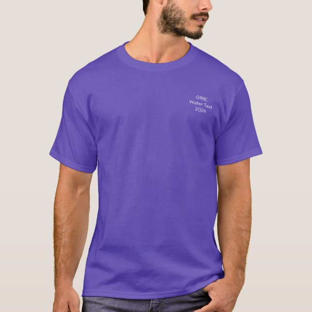 T-shirt Réducteur d'essai d'eau nouvelle 2024 (Devant)