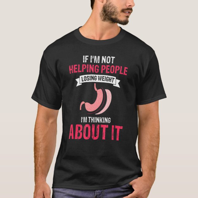 T-shirt Réduction des progrès Chirurgie de dérivation gast (Devant)