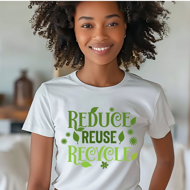 T-shirt Réduire la réutilisation du recyclage (Créateur téléchargé)