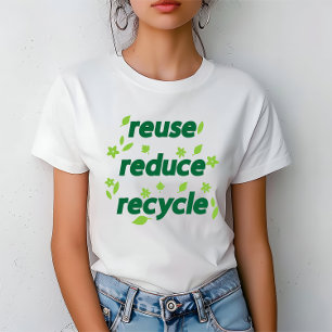T-shirt Réduire la réutilisation du recyclage