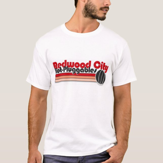 T-shirt Redwood City Pluggables chaud (Devant)