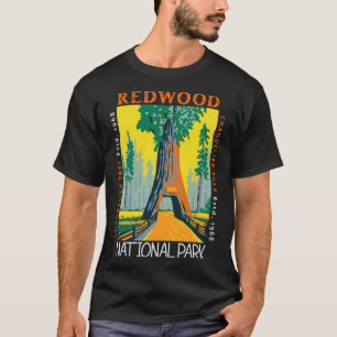T-shirt Redwood National Park Chandelier Arbre déprimé V