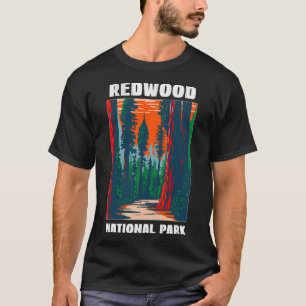 T-shirt Redwood National Park Redwood Trees