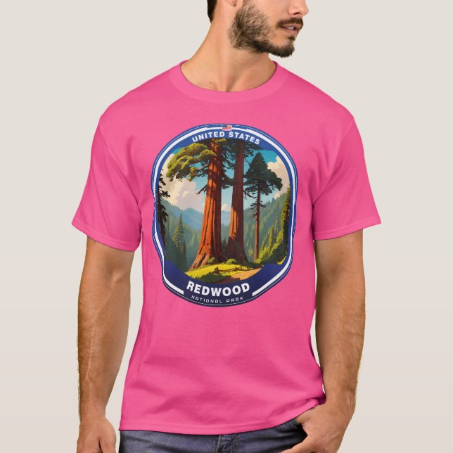 T-shirt Redwood National Park Usa (Devant)