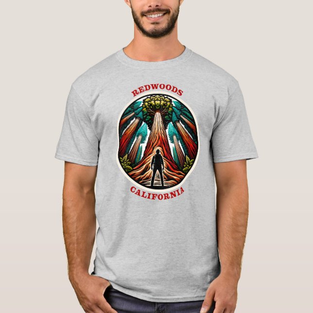 T-shirt Redwoods Californie (Devant)