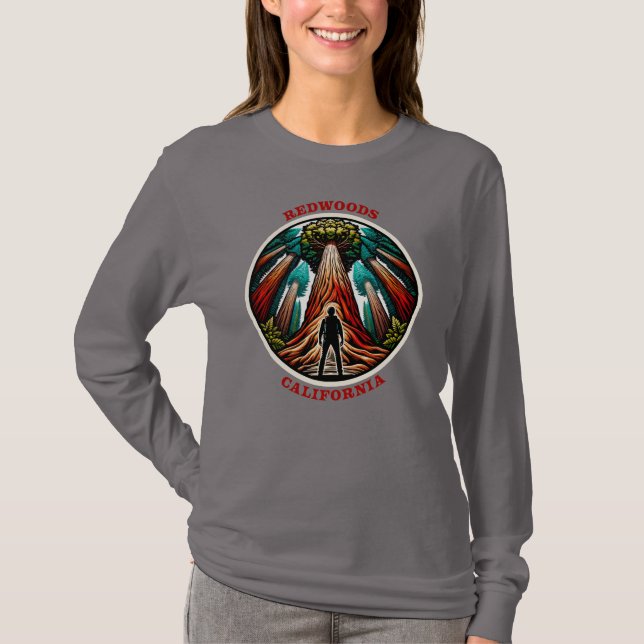 T-shirt Redwoods Californie (Devant)