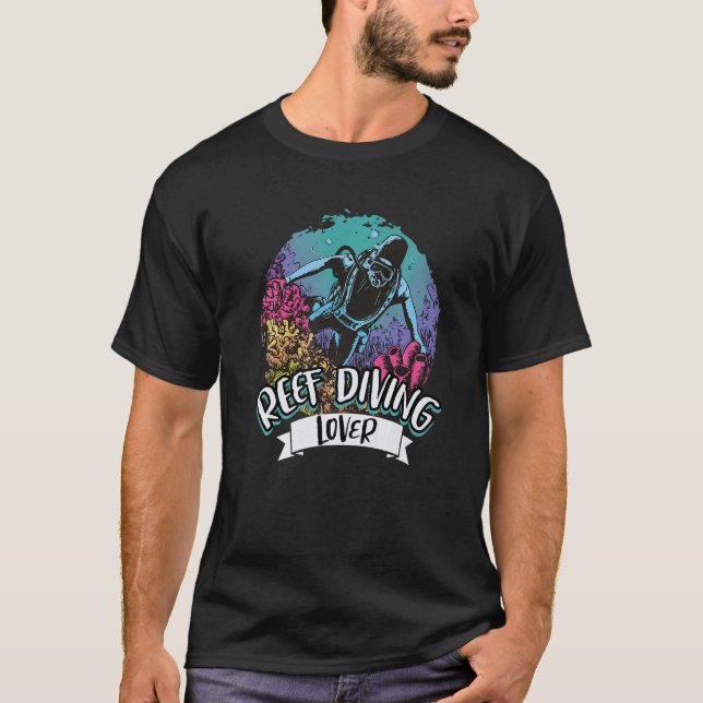 T-shirt Reef Diving Lover Coral Reefs Premium (Devant)