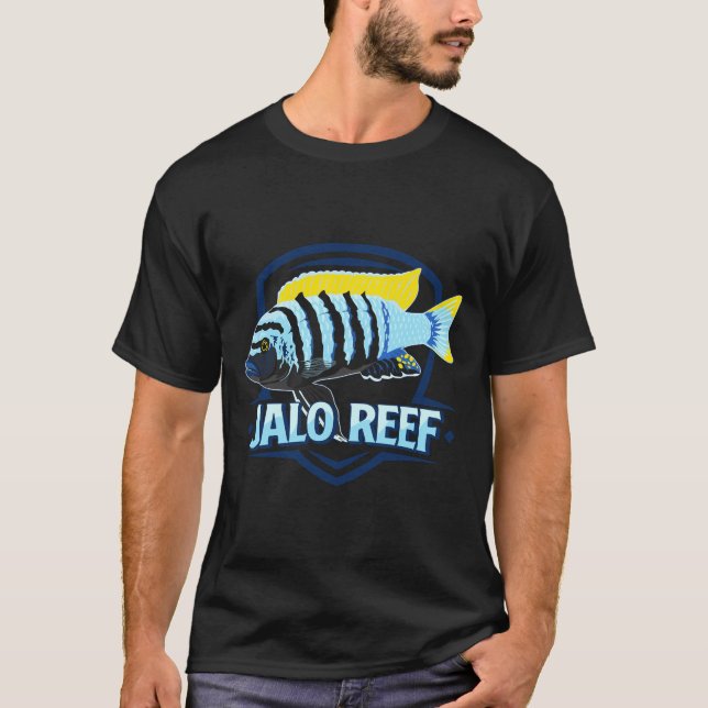 T-shirt Reef Mbuna Cichlid Lake Malawi Cynotilapia Afra Aq (Devant)